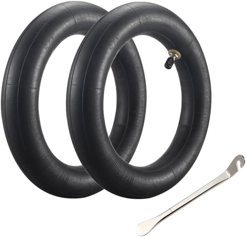 YINCL أنابيب داخلية 8.5" × 2" للسكوتر الكهربائي، 2 قطعة 50/75-6.1 متوافقة مع Gotrax Gxl V2/Xiaomi M365 /M365 Pro/Pro 2/1S، مطاط بوتيل سميك 2.0 مم - Image 1